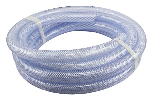 Hohe Druck geflochten Industrie PVC-Rohre – wählen Sie Größe und Länge 1" ID x 25 Ft farblos von Duda Energy