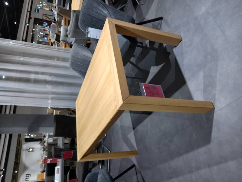 Dudinger Esstisch EMMA ca. 140x80 cm, H:76 cm in Eiche bianco geölt von Dudinger