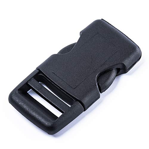 10 Stück Steckschnalle, Klickverschluss -SSL- verdeckter Gurtschlitz 25mm von Due Emme 2M
