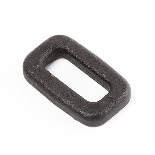 Due Emme 2M 10 Stck. Stabiler Kunststoff-Ovalring/Rechteckring SQR aus Nylon für 15mm Gurtband von Due Emme 2M