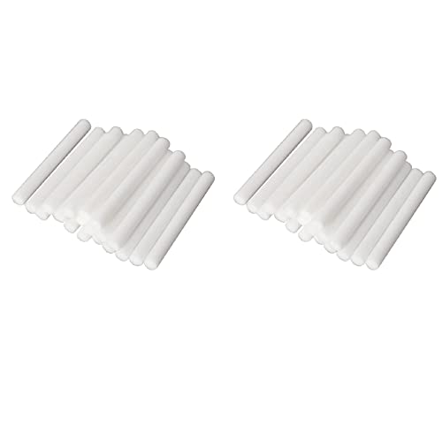 Duendhd 40 Stück Luftbefeuchter-Filter -Baumwollschwamm Stick für USB-Luftbefeuchter, Diffusoren, Luftbefeuchter von Duendhd