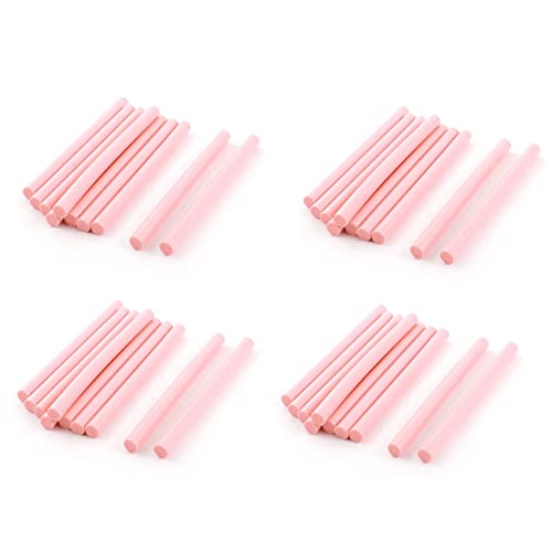 Duendhd Heißklebesticks für Heißkleber, 100 mm x 7 mm, Rosa, 40 Stück von Duendhd