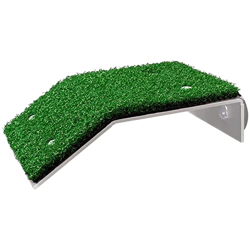 Duendhd Rasenschildkröte Basking Turtle Resting Basking, Simulation Grass Turtle Ramp for Turtle Tank, Reptile L Duendhd Rasenschildkröte Basking Turtle Resting Basking, Simulation Grass Turtle Ramp for Turtle Tank, Reptile L von Duendhd
