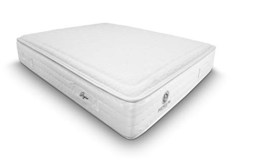Duérmete Online Premium Leyre Taschenfederkernmatratze + Viskose, Festigkeit und Anpassungsfähigkeit, Höhe 30 cm, Thermo-Stoff, viskoelastisch, Weiß, 105 x 180 cm Duérmete Online Premium Leyre Taschenfederkernmatratze + Viskose, Festigkeit und Anpassungsfähigkeit, Höhe 30 cm, Thermo-Stoff, viskoelastisch, Weiß, 105 x 180 cm von DUÉRMETE ONLINE