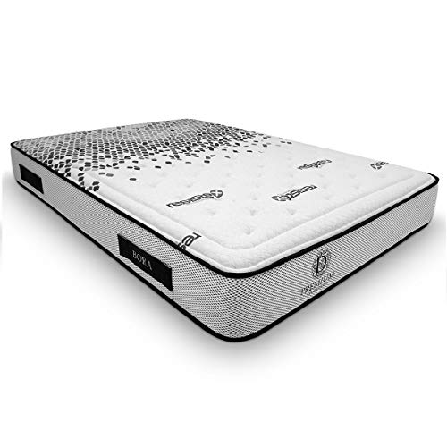 Duérmete Online Premium Viskoelastische Matratze Bora Bio-Keramik-Gewebe | Sanitized-Behandlung, Weiß, 140 x 190 cm Duérmete Online Premium Viskoelastische Matratze Bora Bio-Keramik-Gewebe | Sanitized-Behandlung, Weiß, 140 x 190 cm von DUÉRMETE ONLINE
