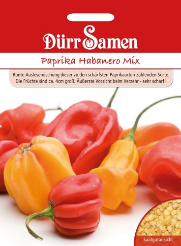 Dürr Samen 1033 Chili Habanero Mix (Chilisamen) von Dürr-Samen