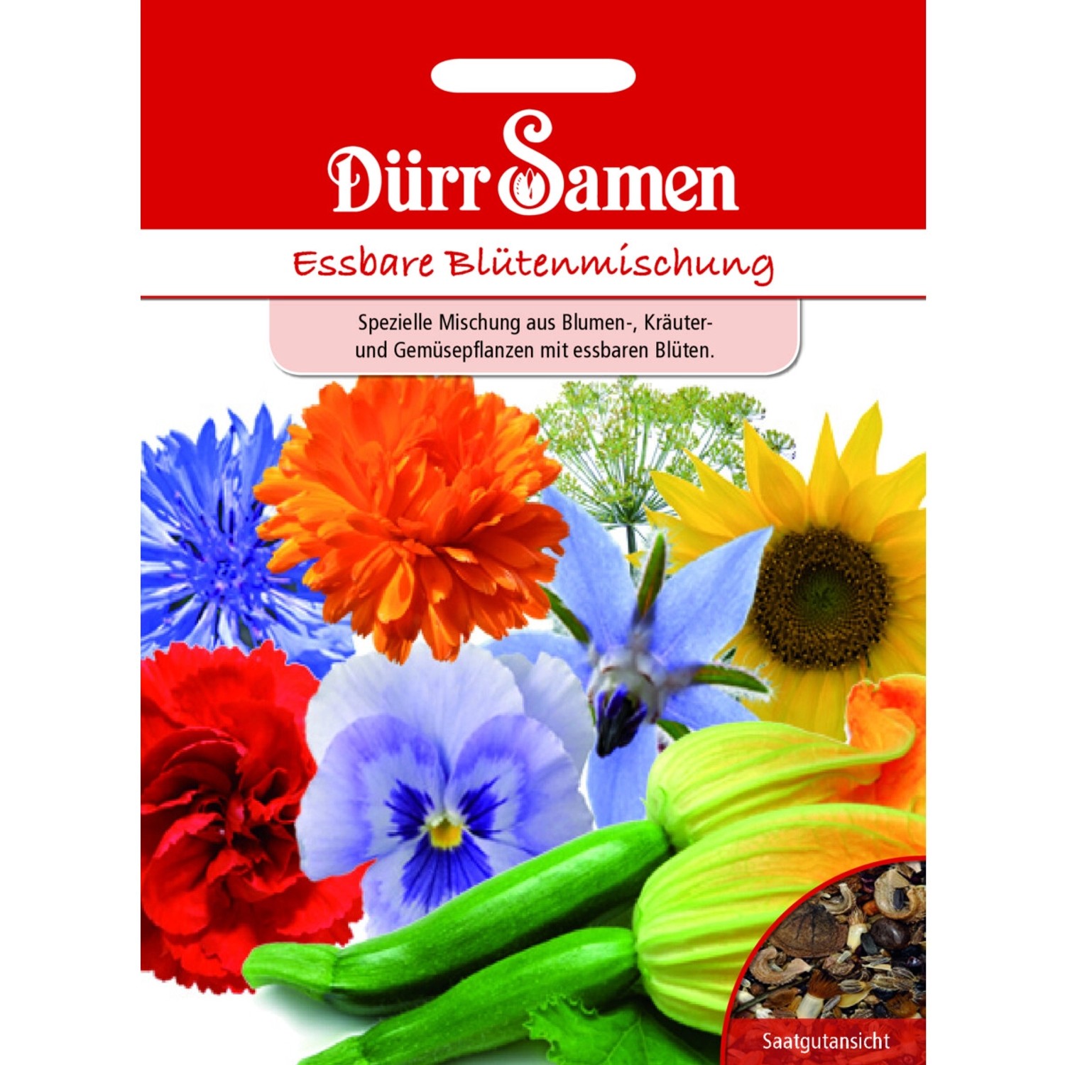 Dürr Samen Blumenmischung Essbare Blütenmischung Einjährig Saatgut Dürr Samen Blumenmischung Essbare Blütenmischung Einjährig Saatgut von Dürr Samen