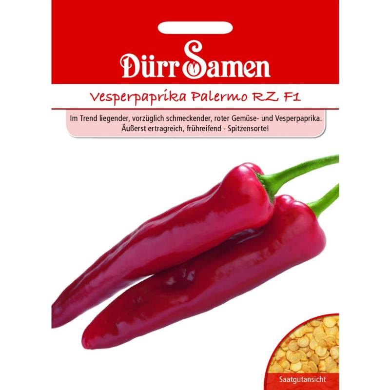 Dürr Samen Vesperpaprika Palermo Rz F1 Saatgut von Dürr Samen