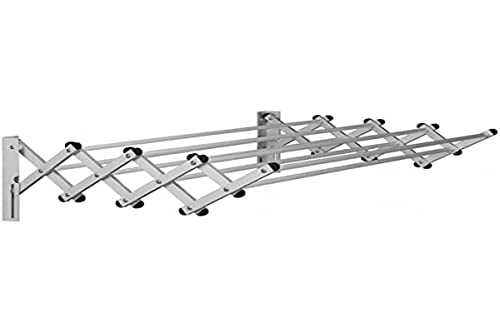 Duett Wäscheleine ausziehbar 998157, 100 cm, 100% Aluminium von Duett