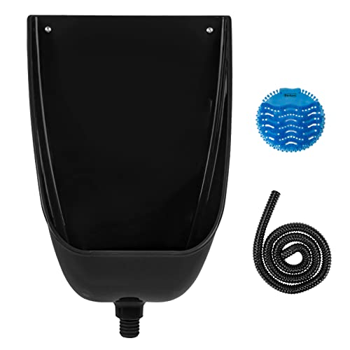 Düvkori®, Kunststoff-Urinflasche für Männer, schwarz, tragbares Urinal, Outdoor-Toilette, wasserloses Urinal, Urintrenner, groß, für Badezimmer und unterwegs von Düvkori