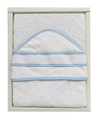Duffi Baby 0894-12 Badetuch, Bestickt, 100 x 100 cm, Blau, Kinder von Duffi Baby