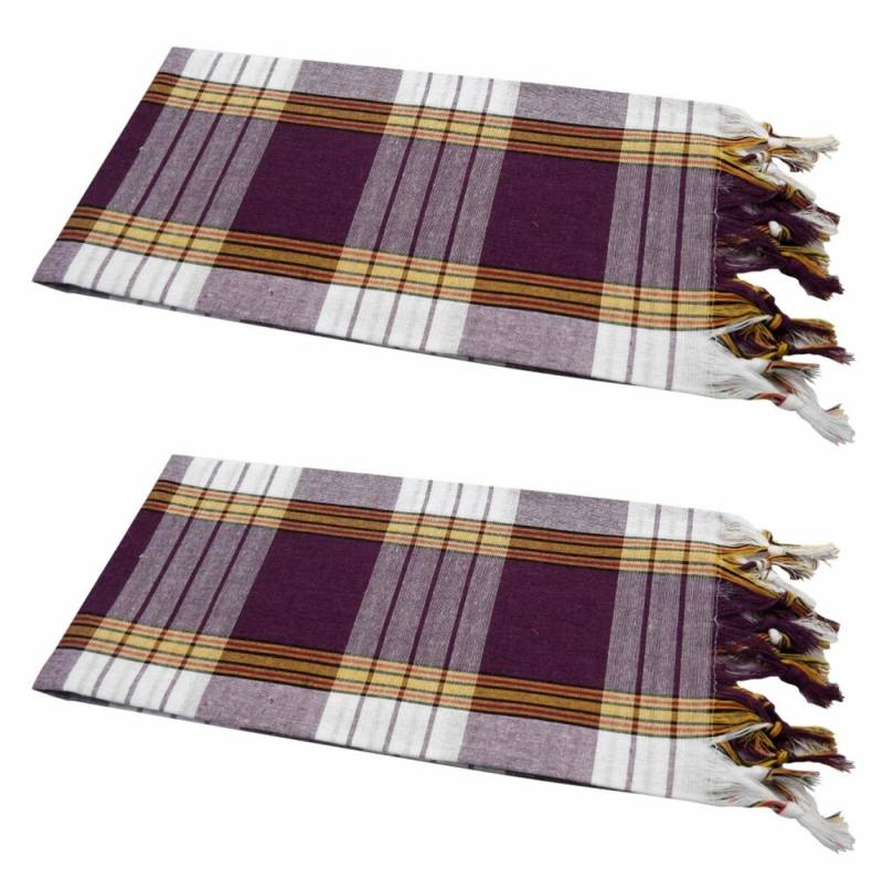 Dufte Momente Hamamtücher Classic kariert 2er-Set, (80% Baumwolle / 20% Polyester), leicht, saugfähig, schnell trocknend von Dufte Momente
