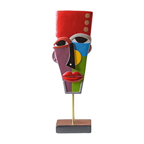 Duiaynke Abstrakte Gesicht Statue Zarte Gesichtsausdrücke Moderne Skulptur Dekoration Wohnzimmer Ausstellung Home Ornament (Stil) von Duiaynke