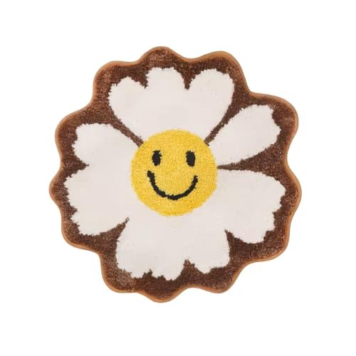 Duidy Badezimmerteppich rutschfeste, Badteppich Weich Wasserabsorbierende Badematte Waschbar Flauschige Mikrofaser Duschteppich Bathroom Mat Teppich Fußmatte für Badezimmer（Braun） von Duidy