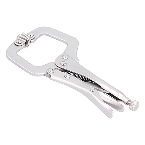 DUIMIMI 7-Zoll-C-Klemmen-Verriegelungszange für Schweiß- und Holzbearbeitungsarbeiten, C-Klemmen mit hoher Härte, ergonomisches Design, maximale Öffnung 35 mm, multifunktionale von Duimimi