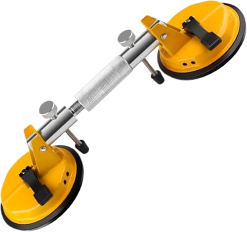 Arbeitsplatten-Ausrichtungsklemmen, Seamless Granite Seam Setter, Countertop Alignment Clamps, Naht-Setter-Spannwerkzeug,Aluminium Saugheber für Granit Keramikfliesen Marmor von Dujuanus