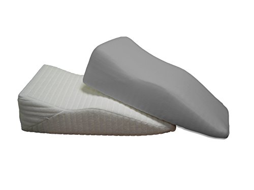 Dukal | Bezug für Beinruhekissen/Venenkissen | Maße: 40x70 cm | aus hochwertigem DOPPEL-Jersey | 100% Baumwolle | Farbe: grau von Dukal