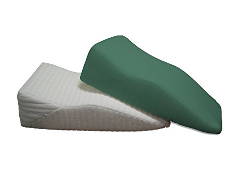 Dukal | Bezug für Beinruhekissen/Venenkissen | Maße: 40x70 cm | aus hochwertigem DOPPEL-Jersey | 100% Baumwolle | Farbe: Jade von Dukal