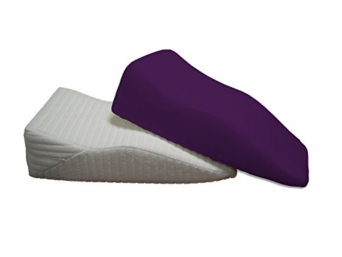 Dukal | Bezug für Beinruhekissen/Venenkissen | Maße: 40x70 cm | aus hochwertigem DOPPEL-Jersey | 100% Baumwolle | Farbe: lila von Dukal
