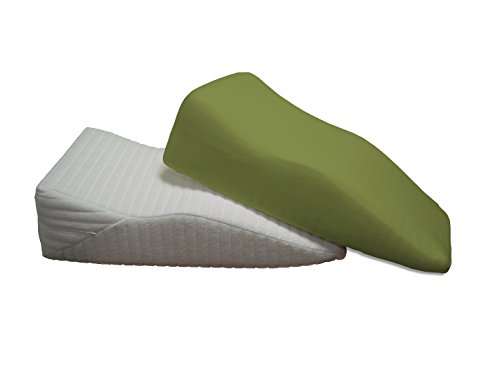 Dukal | Bezug für Beinruhekissen/Venenkissen | Maße: 40x70 cm | aus hochwertigem DOPPEL-Jersey | 100% Baumwolle | Farbe: lindgrün von Dukal