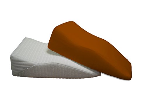 Dukal | Bezug für Beinruhekissen/Venenkissen | Maße: 40x70 cm | aus hochwertigem DOPPEL-Jersey | 100% Baumwolle | Farbe: Ocker von Dukal