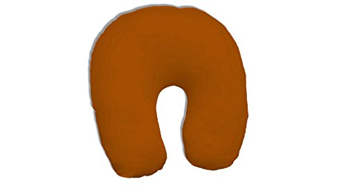 Dukal | Bezug für Nackenhörnchen | 45 x 12 cm | aus hochwertigem DOPPEL-Jersey | 100% Baumwolle | Farbe: Ocker von Dukal