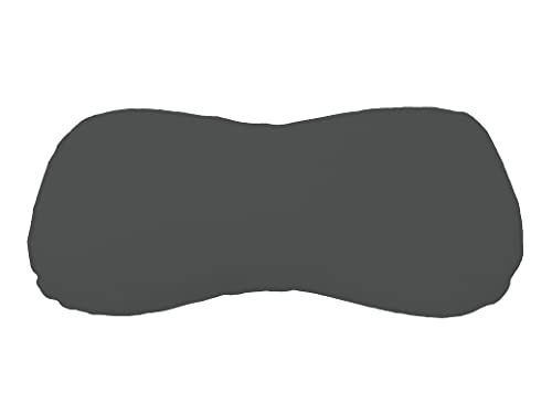 Dukal | Bezug für Schlaraffia Premium Geltex Kissen | 35 x 70 cm | aus hochwertigem DOPPEL-Jersey | 100% Baumwolle | Farbe: anthrazit von Dukal