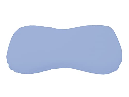 Dukal | Bezug für Schlaraffia Premium Geltex Kissen | 35 x 70 cm | aus hochwertigem DOPPEL-Jersey | 100% Baumwolle | Farbe: blau von Dukal