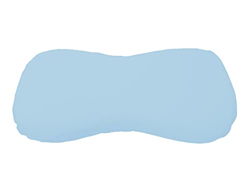 Dukal | Bezug für Schlaraffia Premium Geltex Kissen | 35 x 70 cm | aus hochwertigem DOPPEL-Jersey | 100% Baumwolle | Farbe: ciel von Dukal