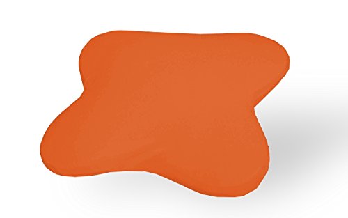 Dukal | Ersatzbezug für Ombracio/All Around Schlafkissen von Tempur | aus hochwertigem DOPPEL-Jersey | 100% Baumwolle | Farbe: orange von Dukal