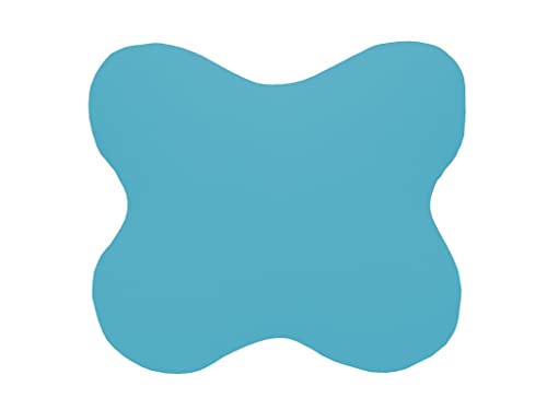 Dukal | Bezug für ACAMAR Seitenschläferkissen Nackenstützkissen | aus hochwertigem DOPPEL-Jersey | 100% Baumwolle | Farbe: Ocean-blau von Dukal