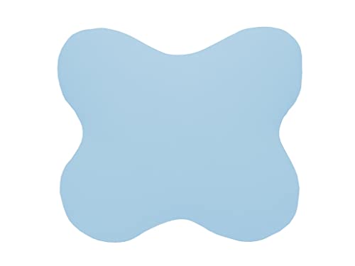 Dukal | Bezug für ACAMAR Seitenschläferkissen Nackenstützkissen | aus hochwertigem DOPPEL-Jersey | 100% Baumwolle | Farbe: ciel von Dukal