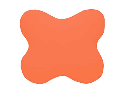 Dukal | Bezug für ACAMAR Seitenschläferkissen Nackenstützkissen | aus hochwertigem DOPPEL-Jersey | 100% Baumwolle | Farbe: orange von Dukal