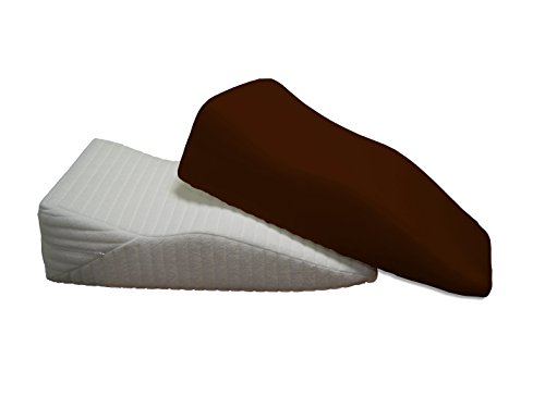 Dukal | Bezug für Beinruhekissen/Venenkissen | Maße: 40x70 cm | aus hochwertigem DOPPEL-Jersey | 100% Baumwolle | Farbe: braun von Dukal