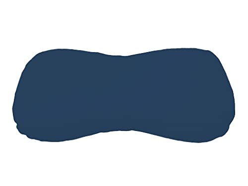 Dukal | Bezug für Schlaraffia Premium Geltex Kissen | 35 x 70 cm | aus hochwertigem DOPPEL-Jersey | 100% Baumwolle | Farbe: Marine von Dukal