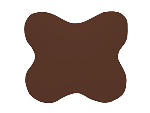 Dukal | Bezug für ACAMAR Seitenschläferkissen Nackenstützkissen | aus hochwertigem DOPPEL-Jersey | 100% Baumwolle | Farbe: braun von Dukal