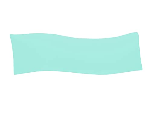 Dukal | Bezug für Billerbeck Sinus Seitenschläferkissen | 30x130 cm | aus hochwertigem DOPPEL-Jersey | 100% Baumwolle | Farbe: türkis von Dukal