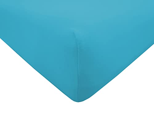 Dukal | Bezug für Massageliegen | 65-70 x 195-200 cm | aus hochwertigem DOPPEL-Jersey | 100% Baumwolle | Farbe: Ocean-blau von Dukal