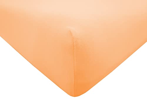 Dukal | Bezug für Massageliegen | 65-70 x 195-200 cm | aus hochwertigem DOPPEL-Jersey | 100% Baumwolle | Farbe: apricot von Dukal