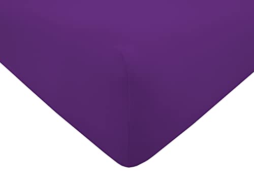 Dukal | Bezug für Massageliegen | 65-70 x 195-200 cm | aus hochwertigem DOPPEL-Jersey | 100% Baumwolle | Farbe: lila von Dukal