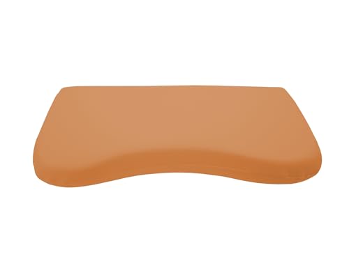 Dukal | Bezug für Schlaraffia Flat Geltex Kissen | 35 x 70 cm | aus hochwertigem DOPPEL-Jersey | 100% Baumwolle | Farbe: Ocker von Dukal