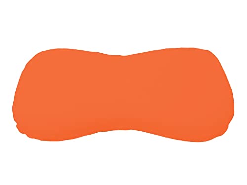 Dukal | Bezug für Schlaraffia Premium Geltex Kissen | 35 x 70 cm | aus hochwertigem DOPPEL-Jersey | 100% Baumwolle | Farbe: orange von Dukal