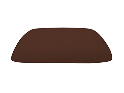 Dukal | Bezug passend für Orthopädisches Nackenstützkissen von Siebenschläfer | 72 x 42 cm | aus hochwertigem DOPPEL-Jersey (100% Baumwolle) | Farbe: braun von Dukal