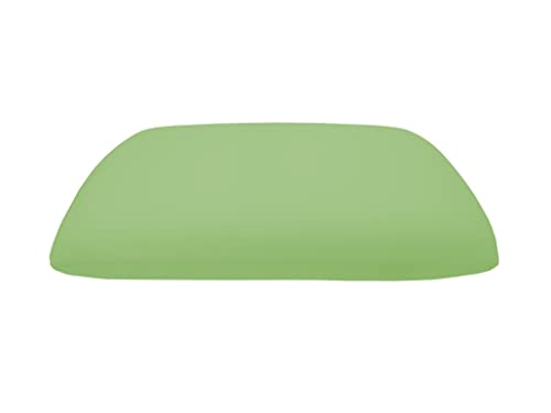 Dukal | Bezug passend für Orthopädisches Nackenstützkissen von Siebenschläfer | 72 x 42 cm | aus hochwertigem DOPPEL-Jersey (100% Baumwolle) | Farbe: lindgrün von Dukal