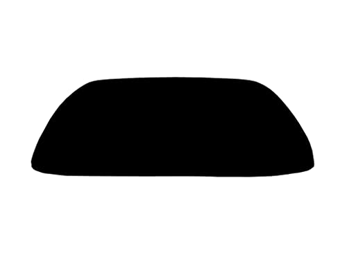 Dukal | Bezug passend für Orthopädisches Nackenstützkissen von Siebenschläfer | 72 x 42 cm | aus hochwertigem DOPPEL-Jersey (100% Baumwolle) | Farbe: schwarz von Dukal