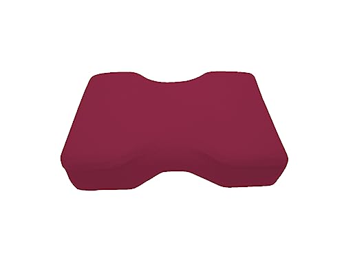 Dukal | Bezug passend für Sanapur Original 4.0 Kopfkissen | Clima und Med | aus hochwertigem DOPPEL-Jersey (100% Baumwolle) | Farbe: Burgund von Dukal