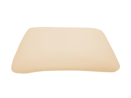 DUKAL | Bezug passend für Tempur Arch und Tempur Symphony Schlafkissen S/M/L | 63 x 43 cm | aus hochwertigem DOPPEL-Jersey (100% Baumwolle) | Farbe: Natur von Dukal