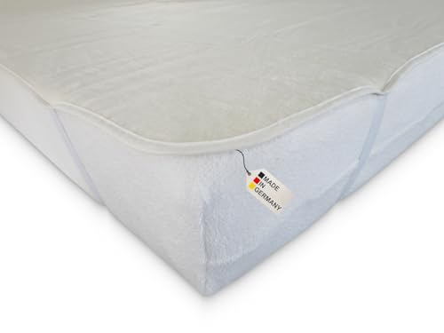 Dukal | Molton-Auflage mit Eckgummi | 120 x 220 cm | aus hochwertigem Kalmuck-Molton | 100% Baumwolle | Gewicht ca. 440g/m² | Made in Germany von Dukal