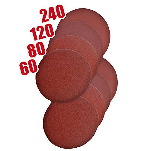 10 Stück Profi Klett- Schleifpapier Set/Schleifscheiben kletthaftend - Ø 180mm - Körnung 240 fein für Schleifmaschinen und Poliermaschinen - hohe Standzeit - Ungelocht 10 Stück Profi Klett- Schleifpapier Set/Schleifscheiben kletthaftend - Ø 180mm - Körnung 240 fein für Schleifmaschinen und Poliermaschinen - hohe Standzeit - Ungelocht von Duke-Handel