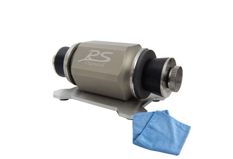 Duke-Handel Messerschärfer Rollenschärfer, Rollenschleifer, Scherenschärfer, Edelstahl-Lager, eloxierter Aluminiumblock, Ballig/Konvex X-Schliff von Duke-Handel